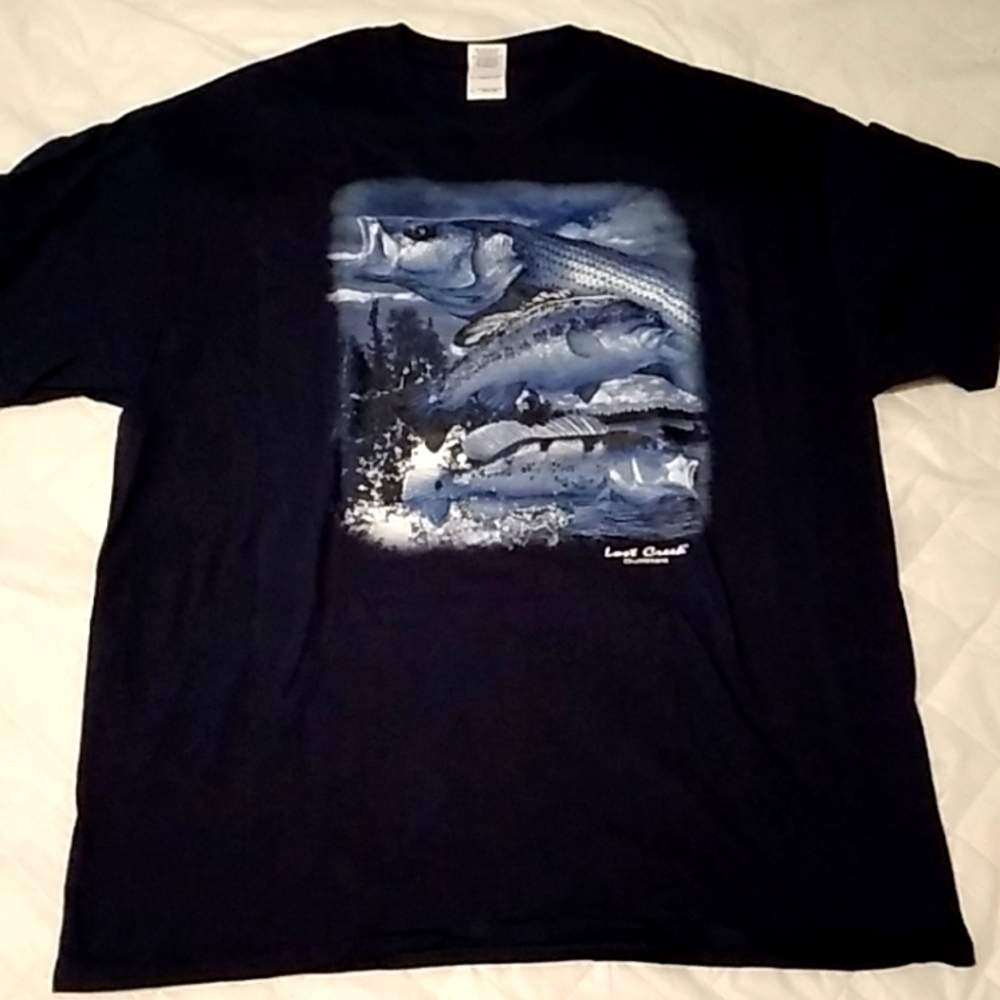 NWOT Men’s XL Fish graphic tee